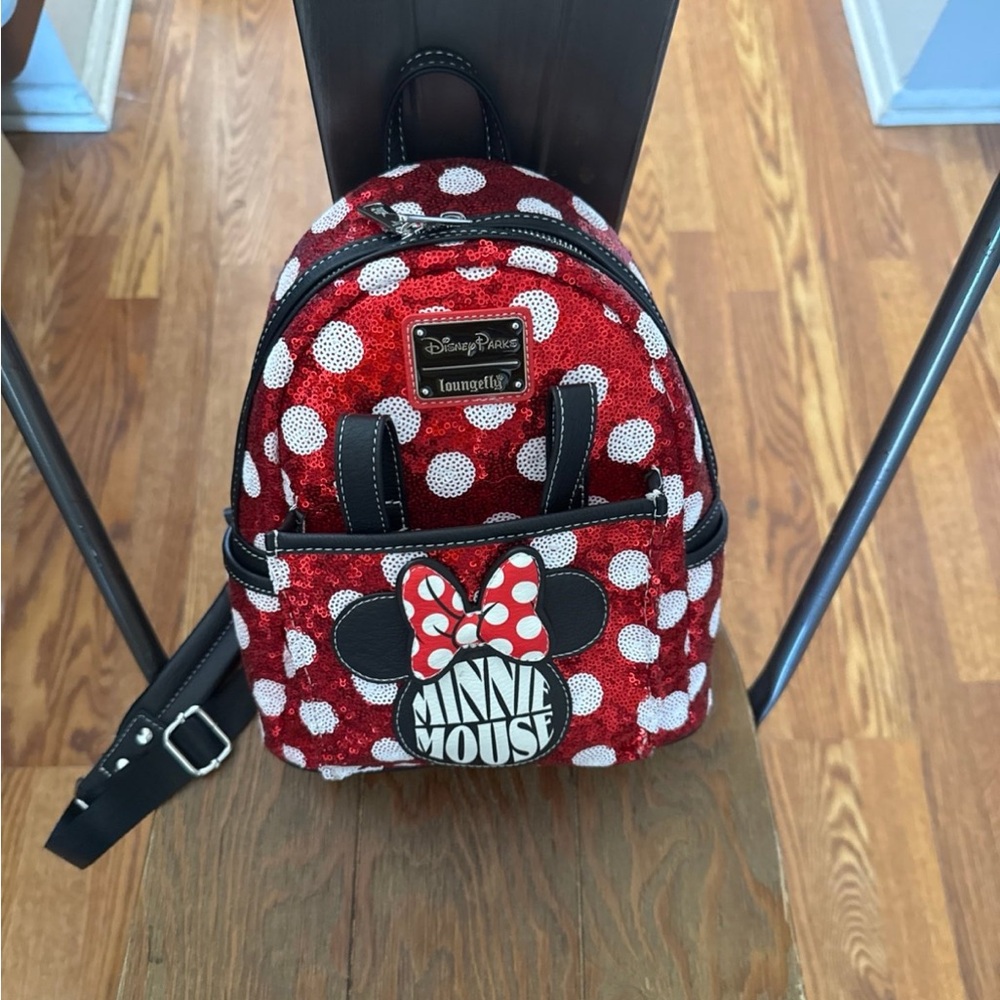 ⭐️SOLD⭐️ Disney Loungefly Minnie Mouse Red Polka Dot Backpack